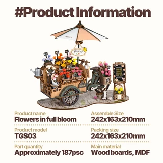 M&G LIFE x Rolife The Creator's Collection 3D Wooden Puzzle Kit — DIY Handcrafted Assembly Model
