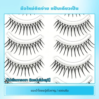 Dreehalo ขนตาปลอมแกนดำ ลุคเกาหลี ธรรมชาติ ตาคมมีมิติ เบาสบาย ขึ้นกล้องสวย F311