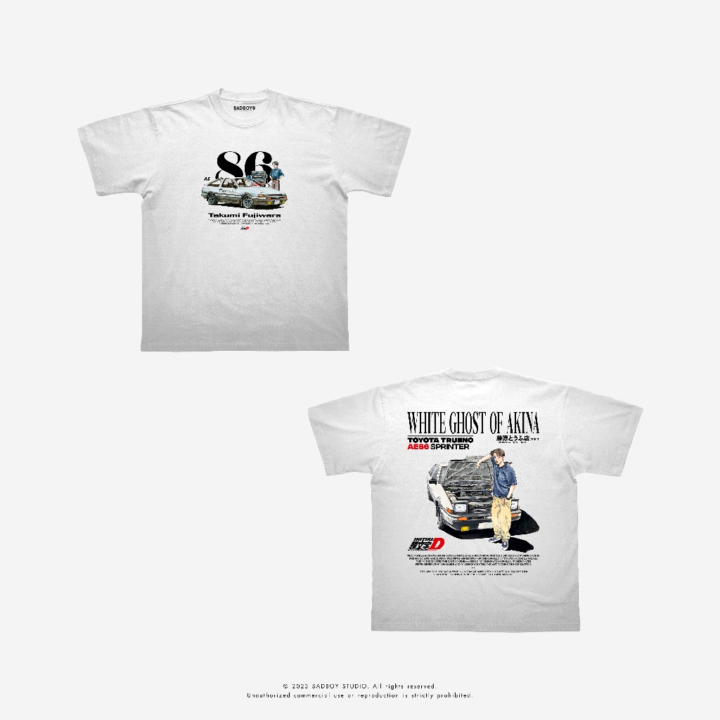 SADBOY® | AE86 | Oversized Unisex ราคาถูก Shopee Lazada
