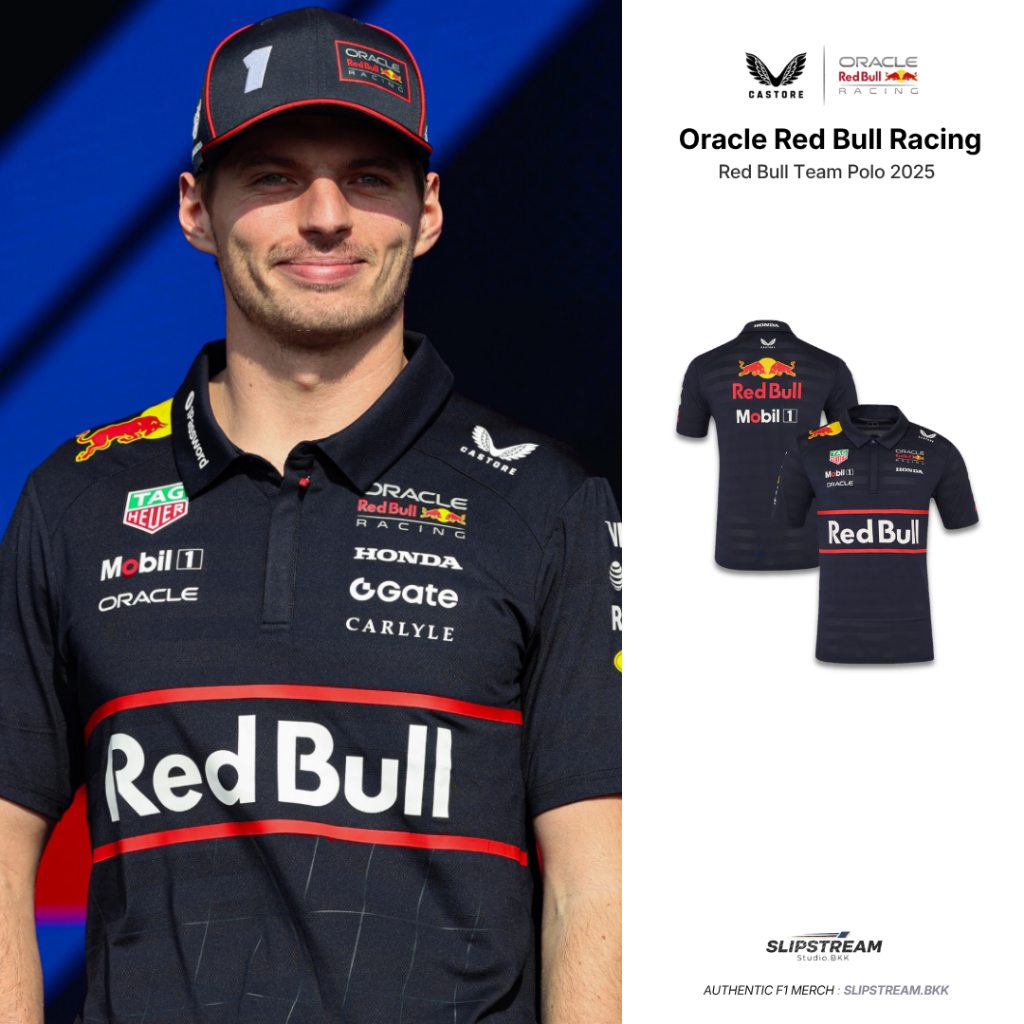 ( พร้อมจัดส่งจากไทย ) Red Bull Racing 2025 Team Polo