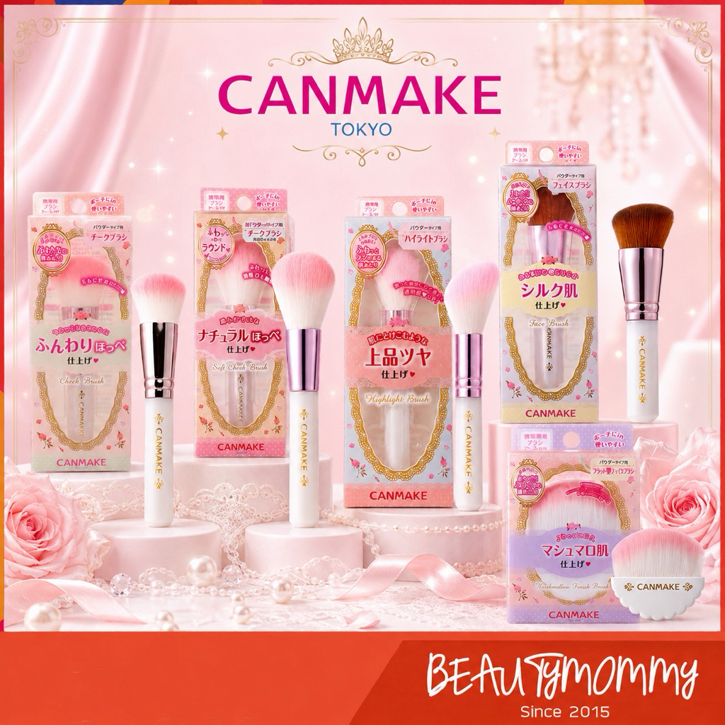 🇯🇵แท้ชัวร์!CANMAKE Cheek Brush/ Face Brush แปรงแต่งหน้าเจ้าหญิงยอดนิยมในญี่ปุ่น(NEW)