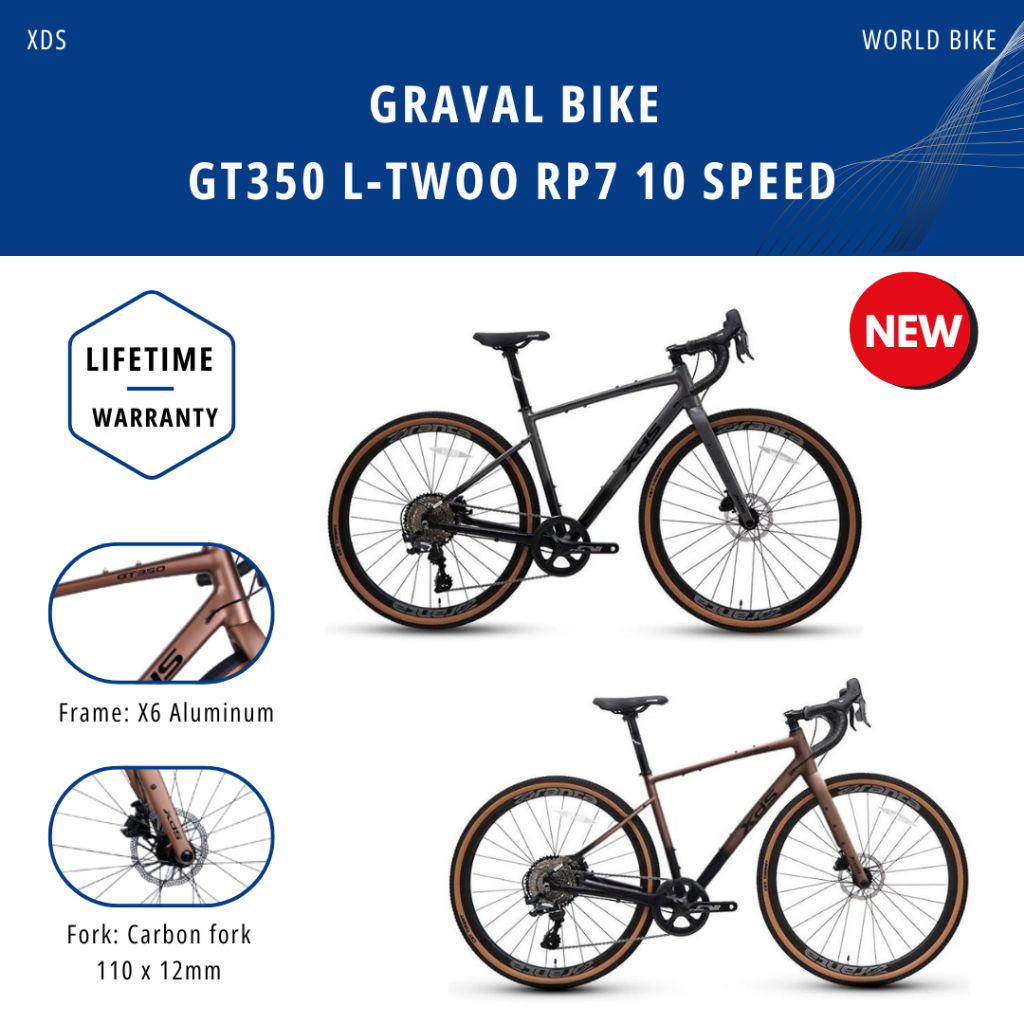 จักรยานเสือหมอบ XDS รุ่น GT350 Gravel Bike 10Sp.