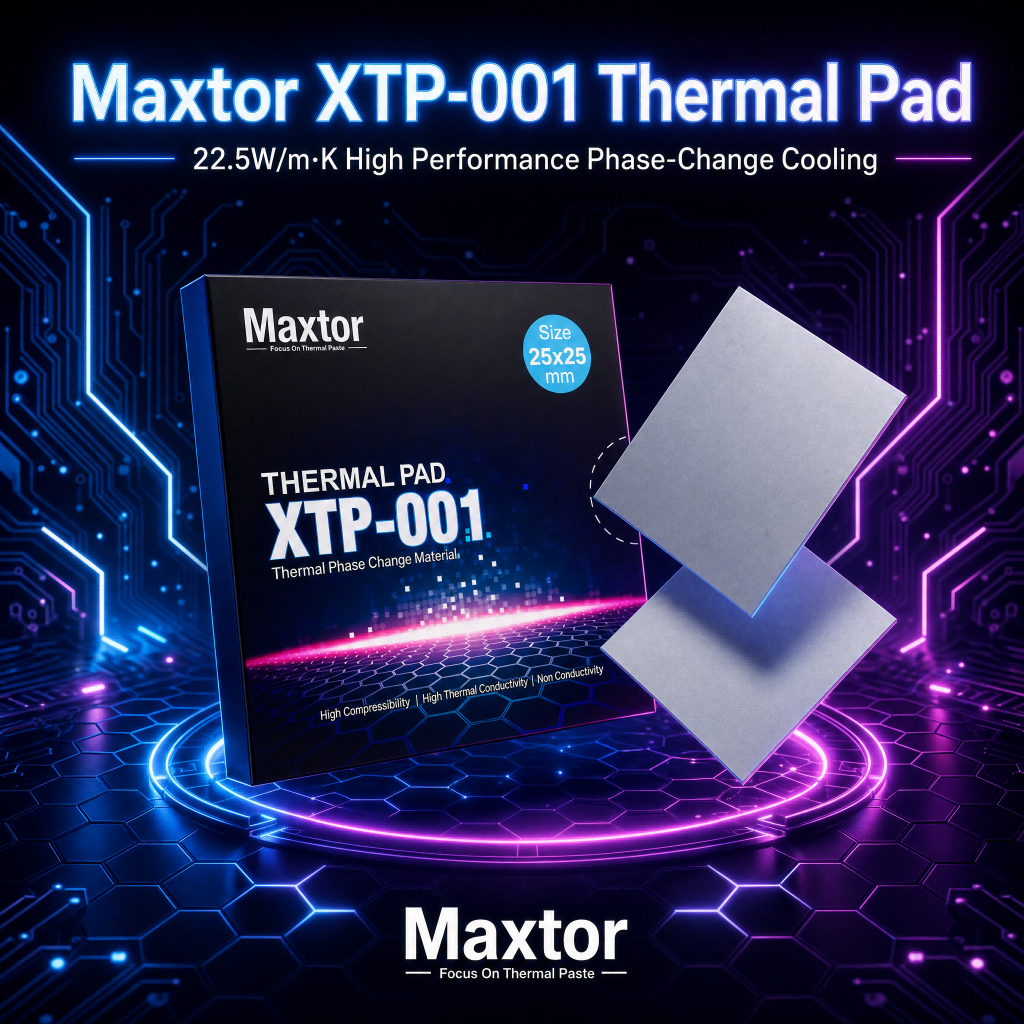 XTP-001 Phase Change Thermal Pad 22.5W/mK หนา 0.25mm แผ่นซิลิโคน CPU GPU โน๊ตบุ๊ค การ์ดจอ PS5 Steam 