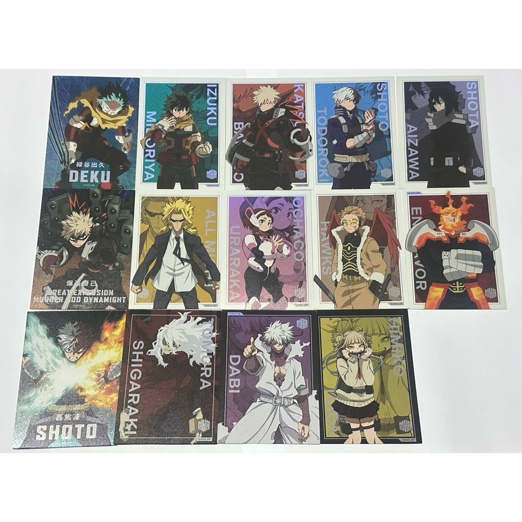 (Sale 🔥🔥)การ์ดมายฮีโร่ (My Hero Academia) UNIPOP/UJBKK Ani-one Pop-up