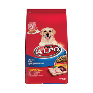 (กระสอบ) Alpo อาหารสุนัข อัลโป ขนาด 18 กิโลกรัม สำหรับสุนัขอายุ 1 ปีขึ้นไป