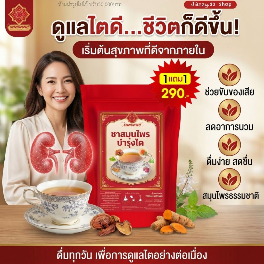 ฉี่บ่อย ไตเสื่อม ค่าไตดีขึ้น ความดัน ขับสารพิษ 🍃สมุนไพรบำรุงไต ฟื้นฟูไตทุกระยะ🍃