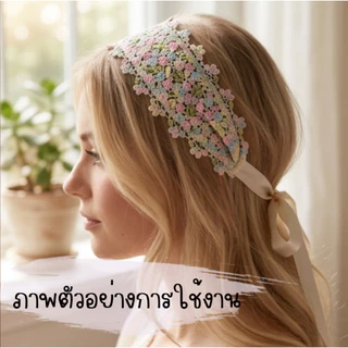 ลูกไม้ (อัลบั้ม 65/65) ดอกปักจริง ไล่สีสวยมาก ลูกไม้แต่งขอบ ราคาต่อหลา กุ๊นขอบ ผ้าตกแต่ง ราคาต่อหลา ตกแต่งเสื้อผ้า