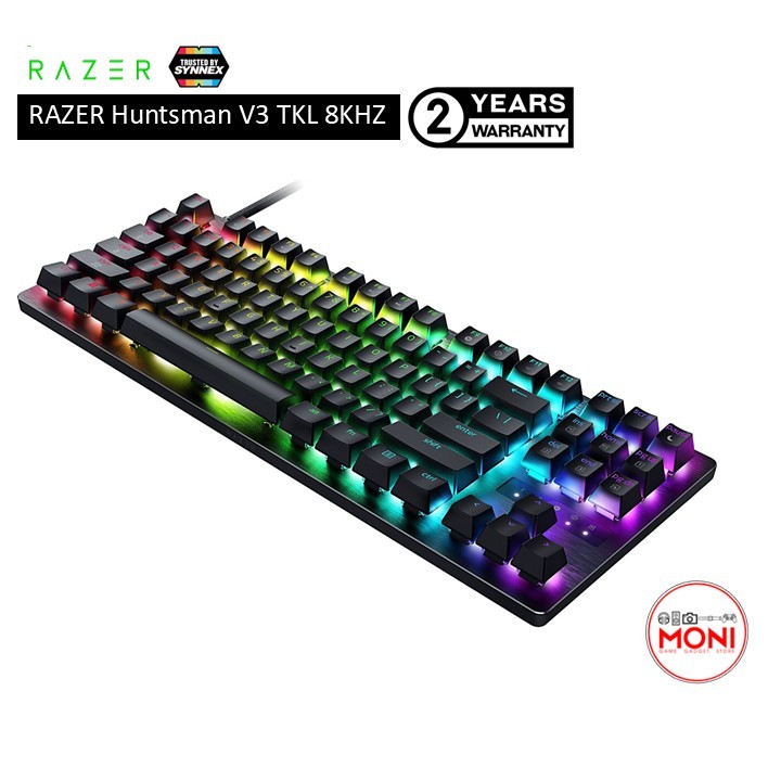 Razer Huntsman V3 Tenkeyless 8KHz Keyboard คีย์บอร์ดเกมมิ่ง ตอบสนองไว ประกันศูนย์ไทย 2 ปี