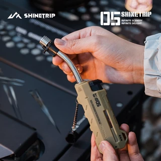 ShineTrip a570 a566 Torch ไฟฟู่ พกพา (ต้องเติมแก๊ส) หัวดึงยาวและหมุนได้ ปรับความแรงได้ มีปุ่มล๊อค