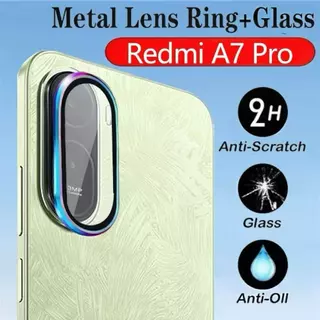 Ring ฟิล์มกระจก เลนส์กล้อง สำหรับ Xiaomi Redmi A7Pro / Poco C81Proเต็มเลนส์