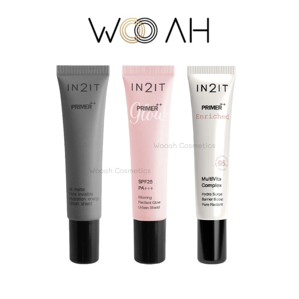 IN2IT PRIMER++ Matte / Glow / Enriched ไพรเมอร์ แมทท์/โกลว์ เนื้อกำมะหยี่ อินทูอิท