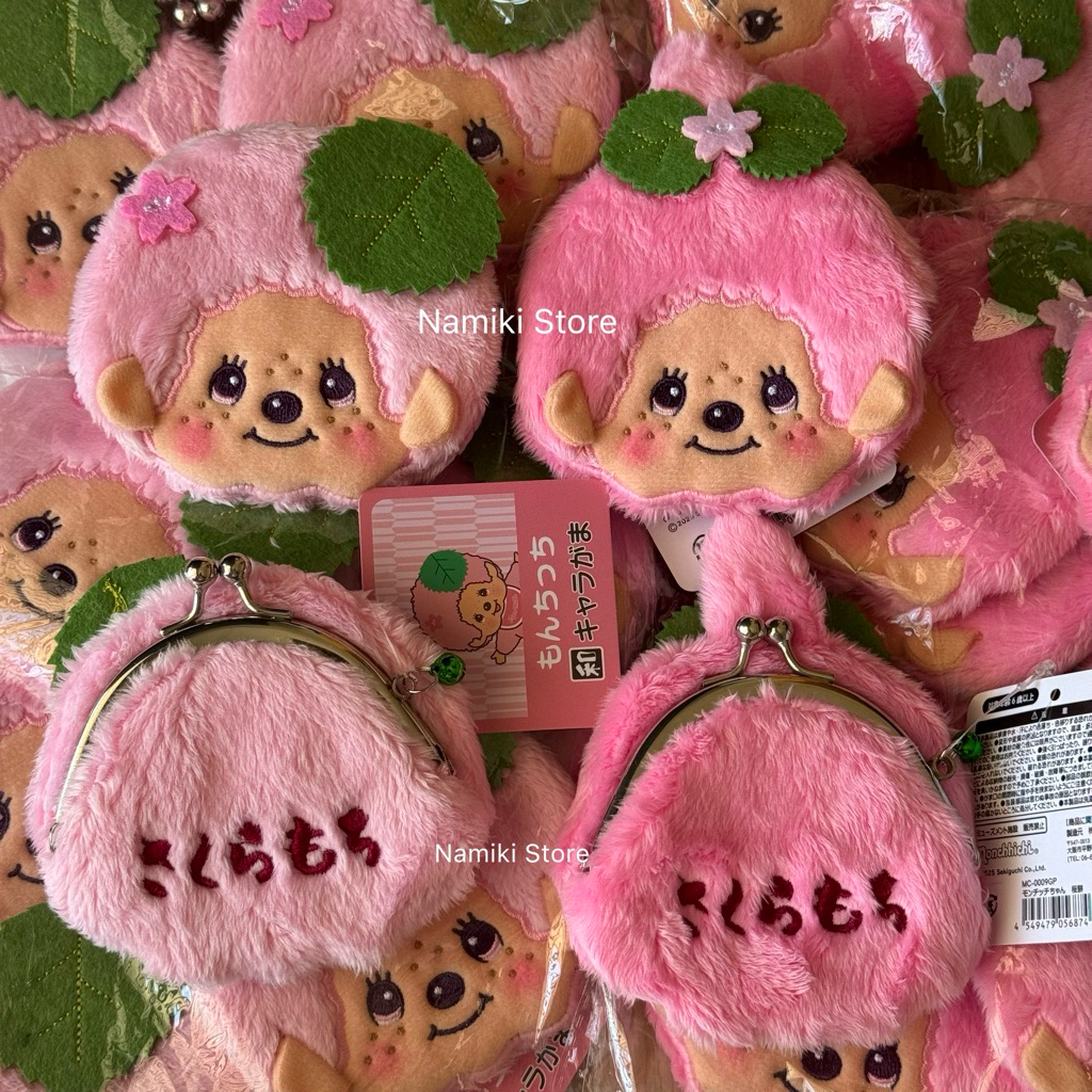 [ของแท้🇯🇵] รวม Monchhichi กระเป๋าแป๊ก (แถมโซ่ไข่ปลา), พวงกระเป๋าซิลิโคน, hairband, ที่ใส่รูป/บัตร