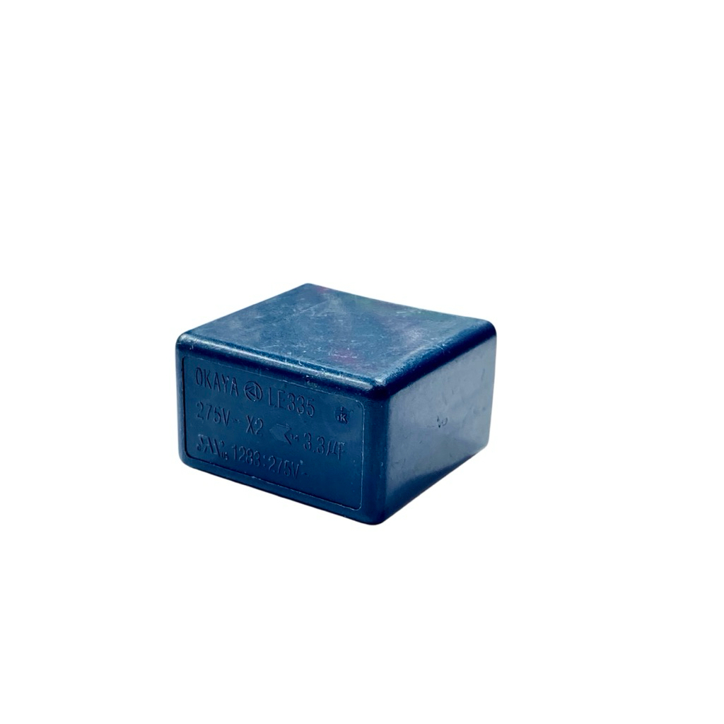 C Poly 3.3uf 275VAC (ราคา 1 ขิ้น) ขนาด 30x18x27mm มีสอนค้าพร้อมส่งในไทย