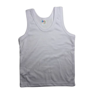 เสื้อกล้ามเด็กสีขาว ผ้าดี ไม่ย้วย ไซส์ M-8L ราคาประหยัด!