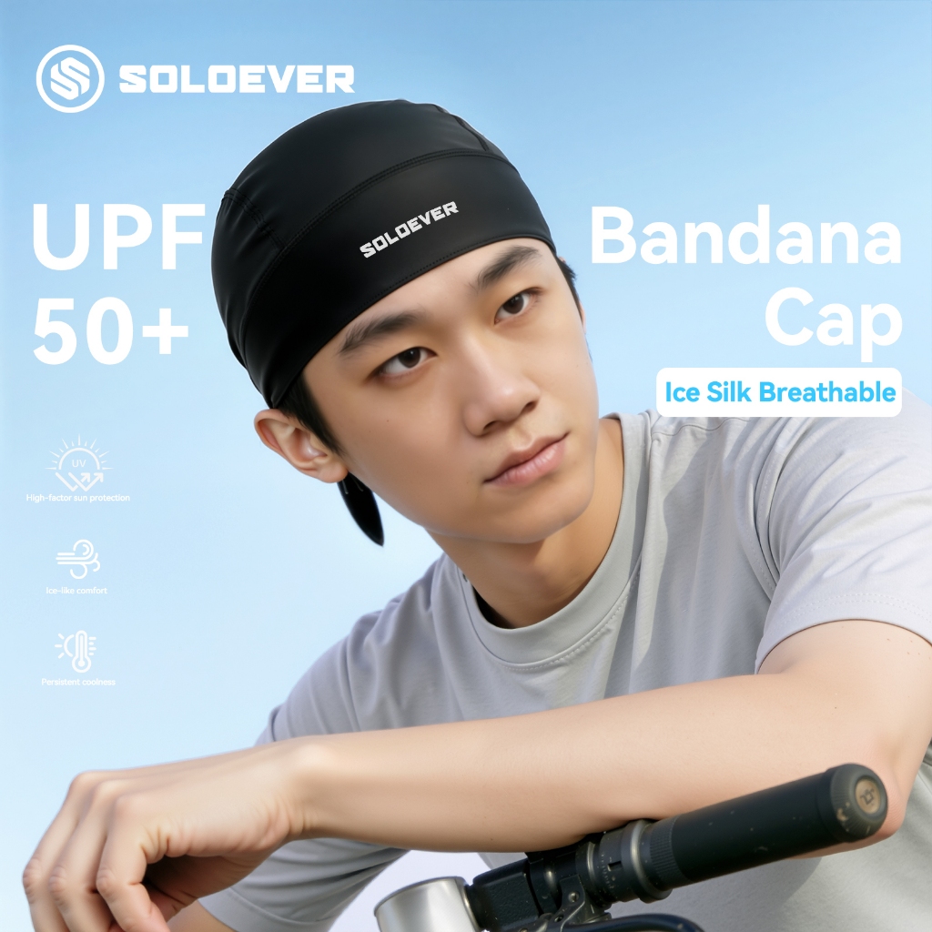 SOLOEVER หมวกโจรสลัดแบบมีเชือกผูกปิดหน้า ระบายอากาศได้ดี ระบายเหงื่อได้สวยงาม ชุดที่ดูดีมีสไตล์