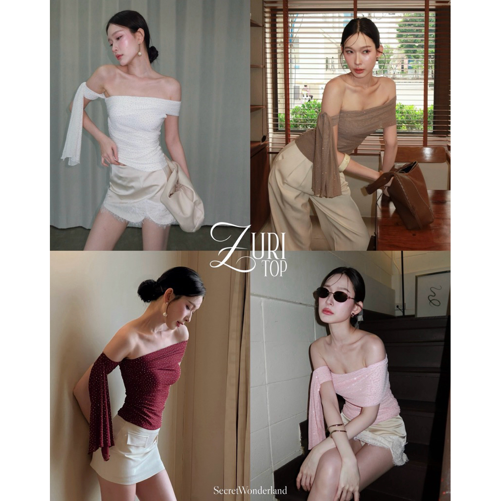 Zuri top เสื้อปาดไหล่