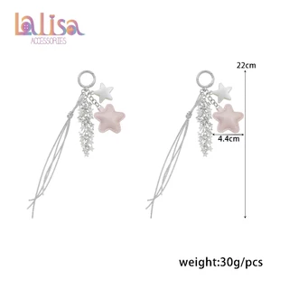 พวงกุญแจดาวพาสเทลห้อยกระเป๋า สไตล์เกาหลี alloy keychain YH1890