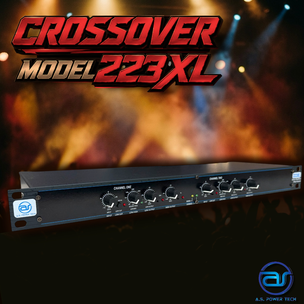 ครอสโอเวอร์ Crossover แบรนด์ A.S. POWER TECH รุ่น 223XL (2ทาง)
