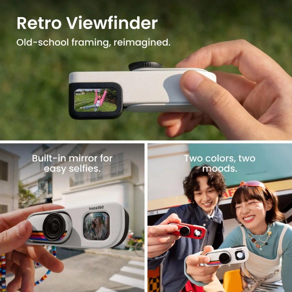 Insta360 GO Series กล้องแอคชั่น วิดีโอ 4K ภาพถ่ายสวย แม่เหล็กติดแน่น เหมาะถ่ายมุม FOV Action Camera thumbnail 8