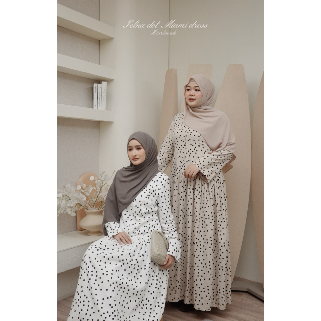 Heartmade-Polka dot miami dress(สินค้าพร้อมส่ง)🤍