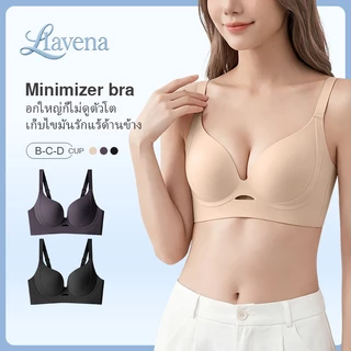 🔥【มีสินค้าพร้อมส่ง】 ซีบรักผู้หญิง ทรงคอวีลึก ไร้โครง ผ้าไนลอน+สแปนเด็กซ์ ข้างสูงรองรับอก ไซส์ 34-46 ซักด้วยเครื่องได้ ส