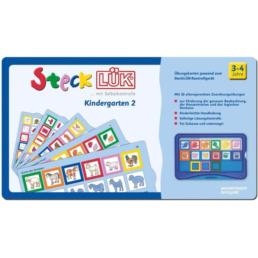 พร้อมส่ง📍SteckLÜK Cards Kindergarten เฉพาะแบบฝึกหัด เล่นคู่กับ controller ของเล่นพัฒนาสมอง สำหรับน้องอายุ 3 ขวบขึ้นไป