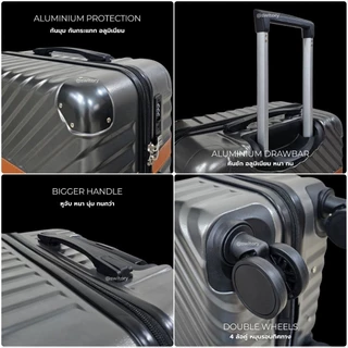SWITORY THAILAND รับประกัน 5ปี กระเป๋าเดินทาง รุ่น WESTERN UPGRADE TSA LOCK 20/24/28นิ้ว ซิปกันขโมย ทน เบา 4ล้อคู่