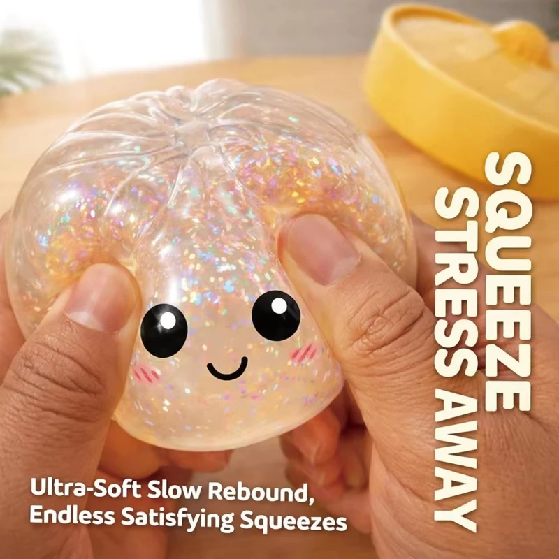 ของเล่นบีบซาลาเปา Squishies บรรเทาความเครียด 12 ชิ้น/กล่อง thumbnail 6