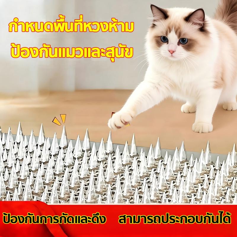 🐱 🐶หนามไล่แมว ง่ายต่อการใช้ ปลอดสารพิษ ไม่ต้องใช้สารเคมี สามารถตัดได้