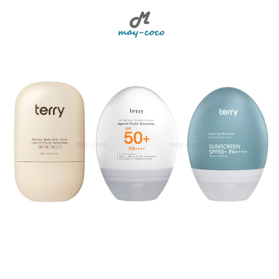 ถูก/แท้/มีไลฟ์ กันแดด Terry Hybrid-Fluid/Tone Up Sunscreen SPF50+ PA++++ กันแดดหนมปัง กันแดดแรปผิว กันแดดฟ้าโทนอัพ