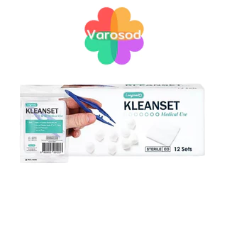 [1ชุด] LONGMED KLEANSET Sterile คลีนเซต ชุดทำแผล ปลอดเชื้อ เซททำแผล ชุดผ้าก๊อซทำแผล