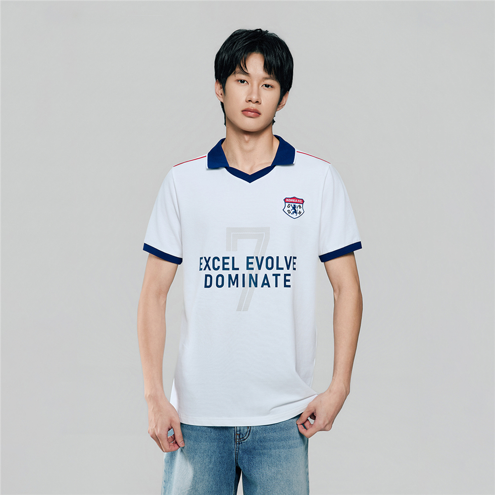GIORDANO โปโลผู้ชาย/หญิง Unisex Cotton Lycra Polo (World Cup) 01016182