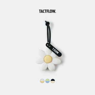 TACTFLOW แท็กโฟลว พวงกุญแจซิลิโคน รูปดอกเดซี่ Silicone Keyring Daisy รุ่น TFC102