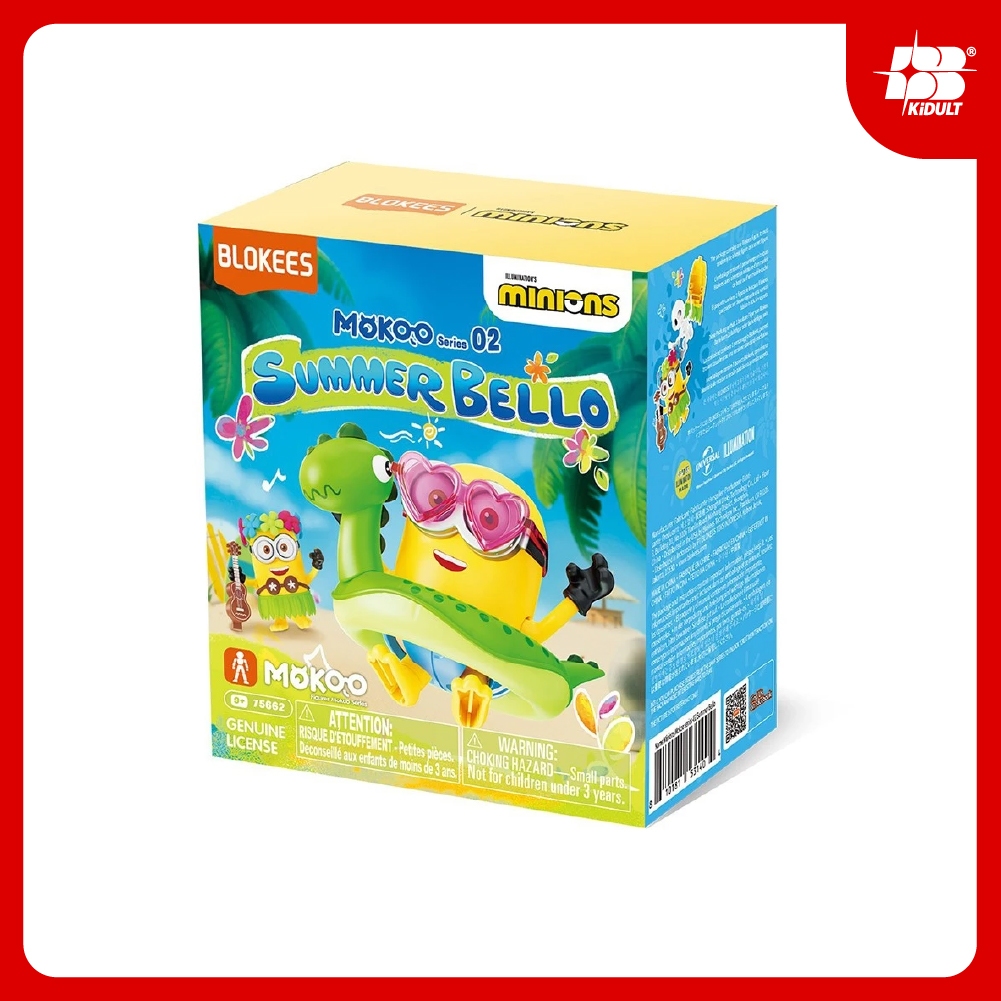 Blokees Figures - Minions Summer Bello (มินเนียนส์ ซัมเมอร์ เบลโล)(Blokees)-(ลิขสิทธิ์แท้)(75662)
