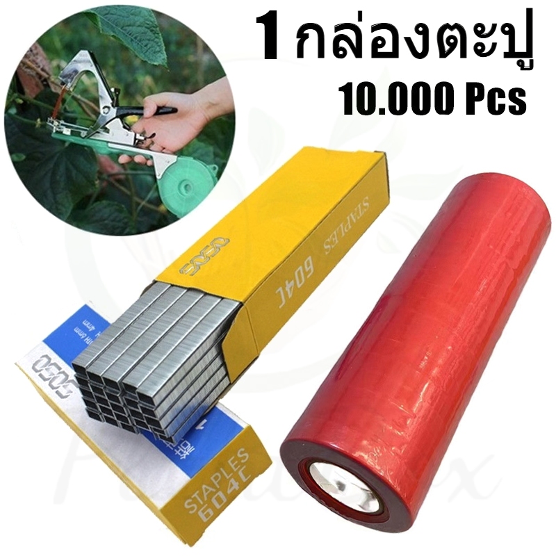 【 1กล่องตะปู】เครื่องผูกยอด รัดกิ่ง เครื่องรัดกิ่ง ผูกยอด กิ่งองุ่น เมล่อน เครื่องมัดกิ่งไม้