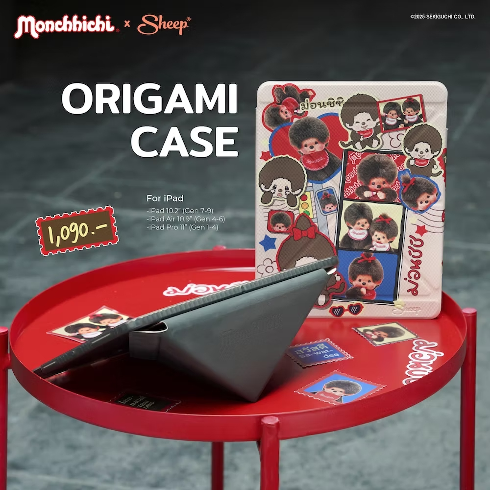 Sheep x Monchhichi Collection เคสสำหรับไอแพด [GEN 10-11 | AIR 4-7 | PRO11 M4] ไม่ดันฟิล์ม