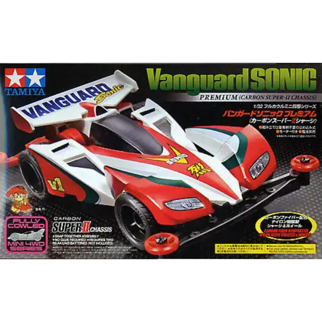TAMIYA 19435 VANGUARD SONIC PREMIUM (CARBON SUPER-II CHASSIS) ของแท้