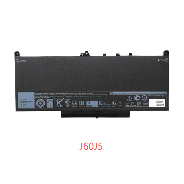 สำหรับ ใหม่เข้ากันได้  J60J5 Replacement Laptop Battery For E7270 E7470 J60J5 R1V85 MC34Y 242WD 7.6V