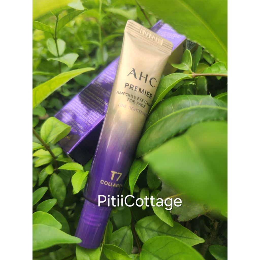 🌌AHC PREMIER AMPOULE EYE CREAM FOR FACE LINE TIGHTENING T7 COLLAGEN 12ml ครีมบำรุงรอบดวงตาและใบหน้าสูตรแอมพูลเข้มข้น