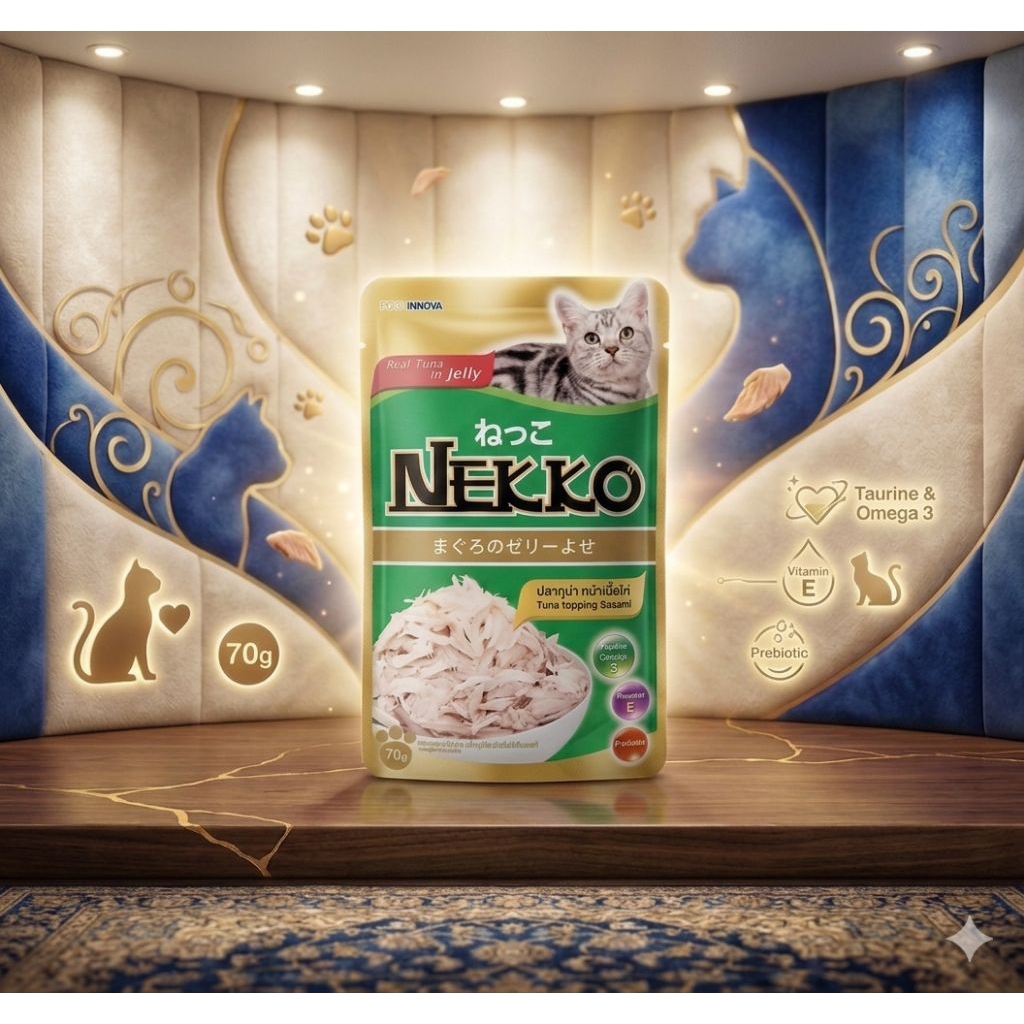 ยกโหล Nekko อาหารเปียกแมว 70 กรัม12ซอง