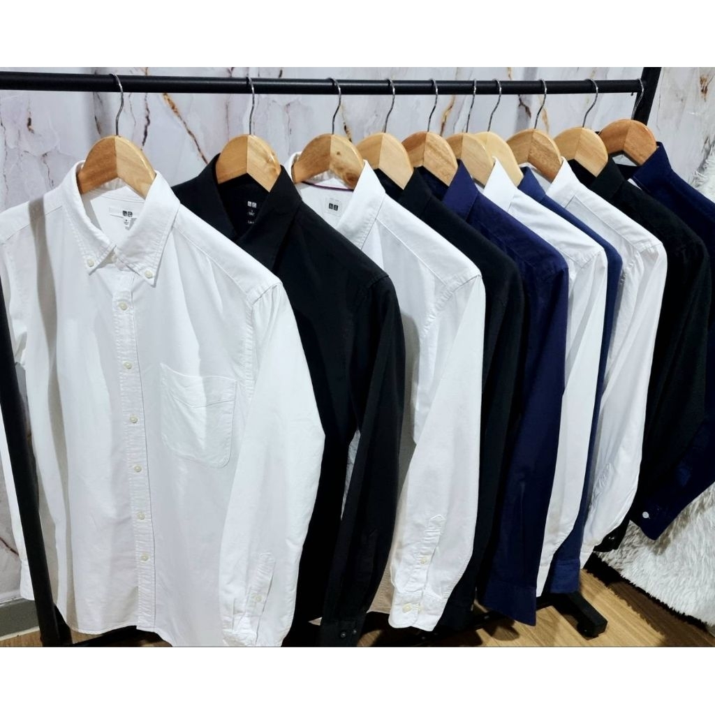 💯เสื้อคอปก..Uniqlo..แท้มือ2เนื้อผ้าดีใส่สบาย