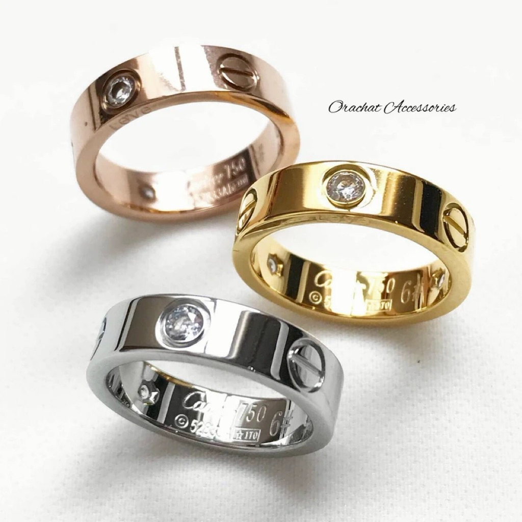 Orachat | Vickii 14k ring. (แหวนตัวเรือนสแตนเลส)