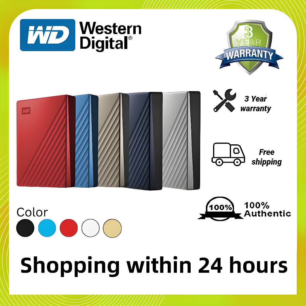 【จัดส่งตลอด 24 】1TB/2TB/4TB My passport Ultra HDD Portable hard drives 2.5'' External Hard Disk USB3.0