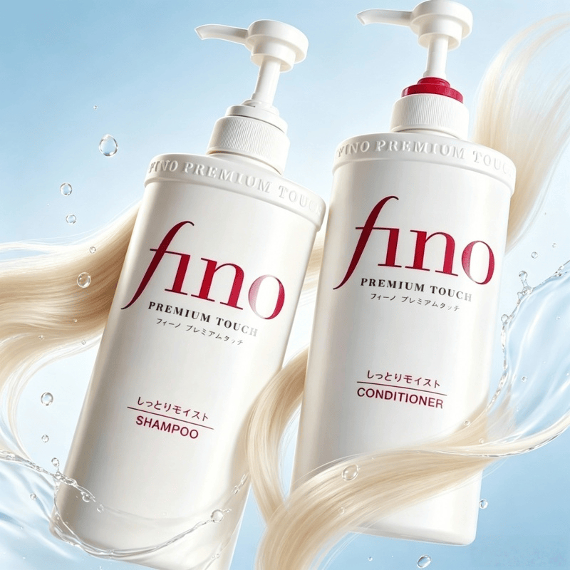 Fino Premium Touch แชมพู+ครีมนวด 550ml ญี่ปุ่นแท้ ช่วยซ่อมแซมผมเสีย ผมแข็งแรง ไม่พันกัน นุ่มลื่น สุขภาพดี