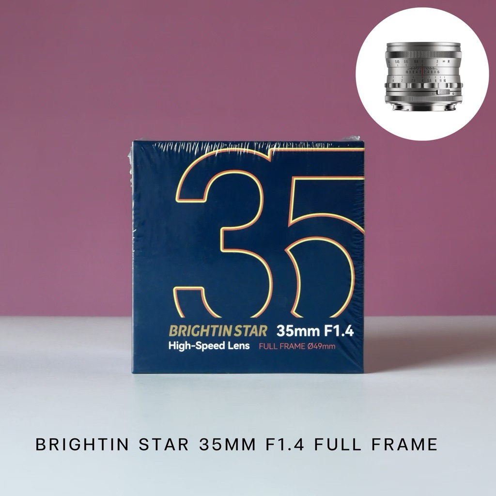 ‼️พร้อมส่ง‼️ Brightin Star 35 F1.4 Manual Focus For Leica / Sony /  Canon / Fuji / Nikon