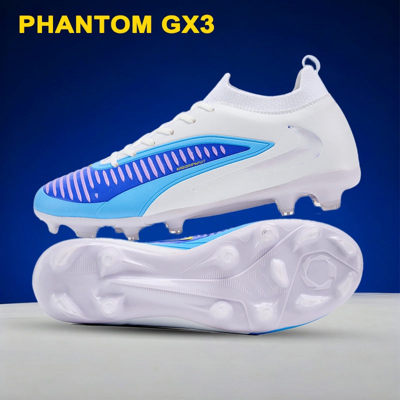 รองเท้าฟุตบอล Phantom Gx3 35-45 รองเท้าสตั้ด สำหรับ Outdoor ป้องกันลื่น จัดส่งฟรี