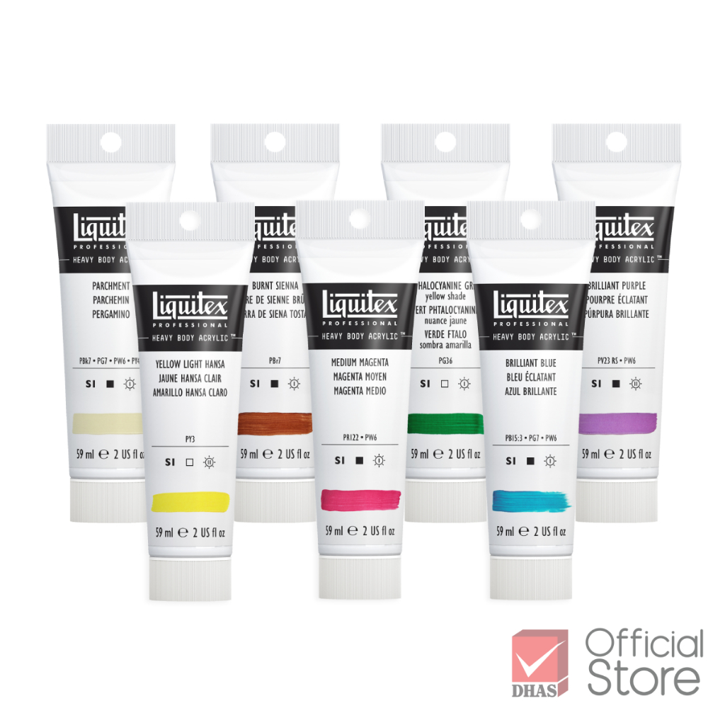 Liquitex สีอะคริลิค โปรเฮฟวี่บอดี้ 59 ml. (S1) จำนวน 1 หลอด