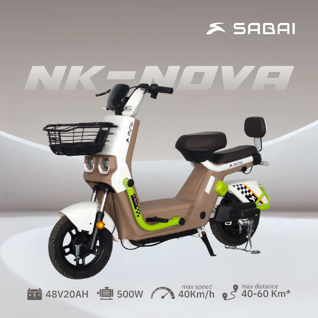 SabaiMall-Nk Nova รถไฟฟ้า 2 ล้อ รุ่นใหม่ ดีไซน์สวย ประกอบแล้ว99% มีหน้าร้านทั่วประเทศ