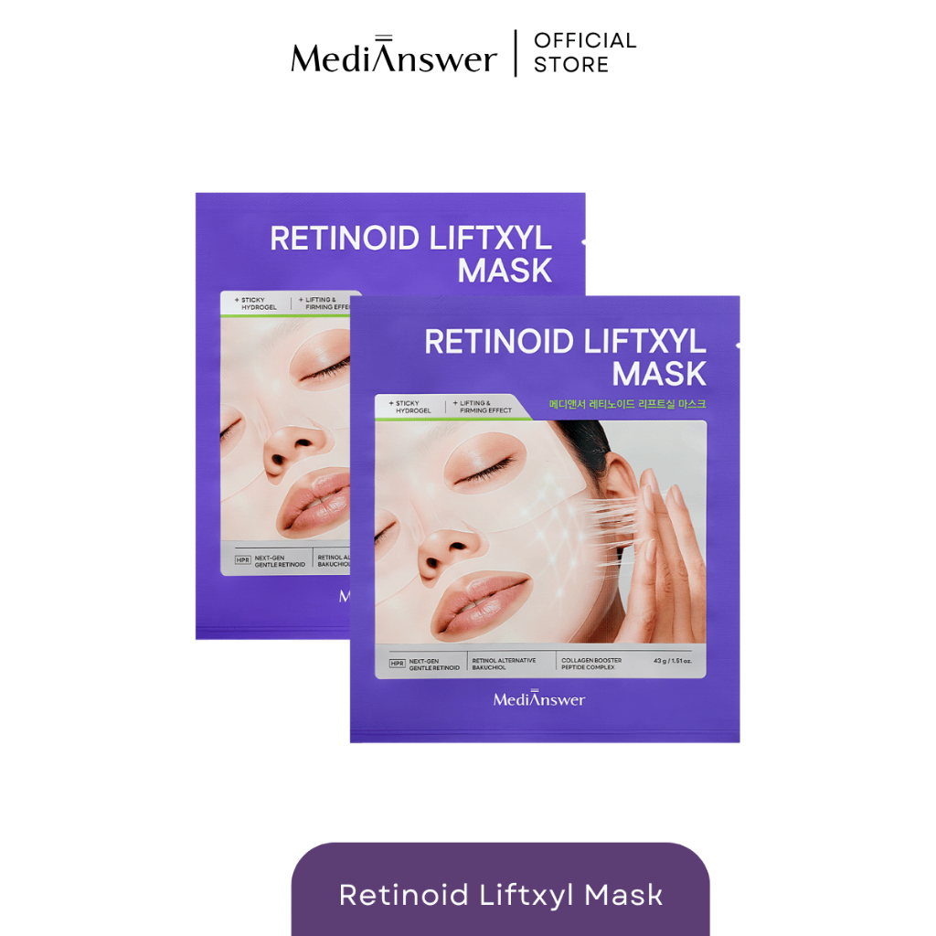 MediAnswer Retinoid Liftxyl Mask  | มาส์กคอลลาเจนบำรุงผิวเรตินอย เพิ่มความชุ่มชื้น