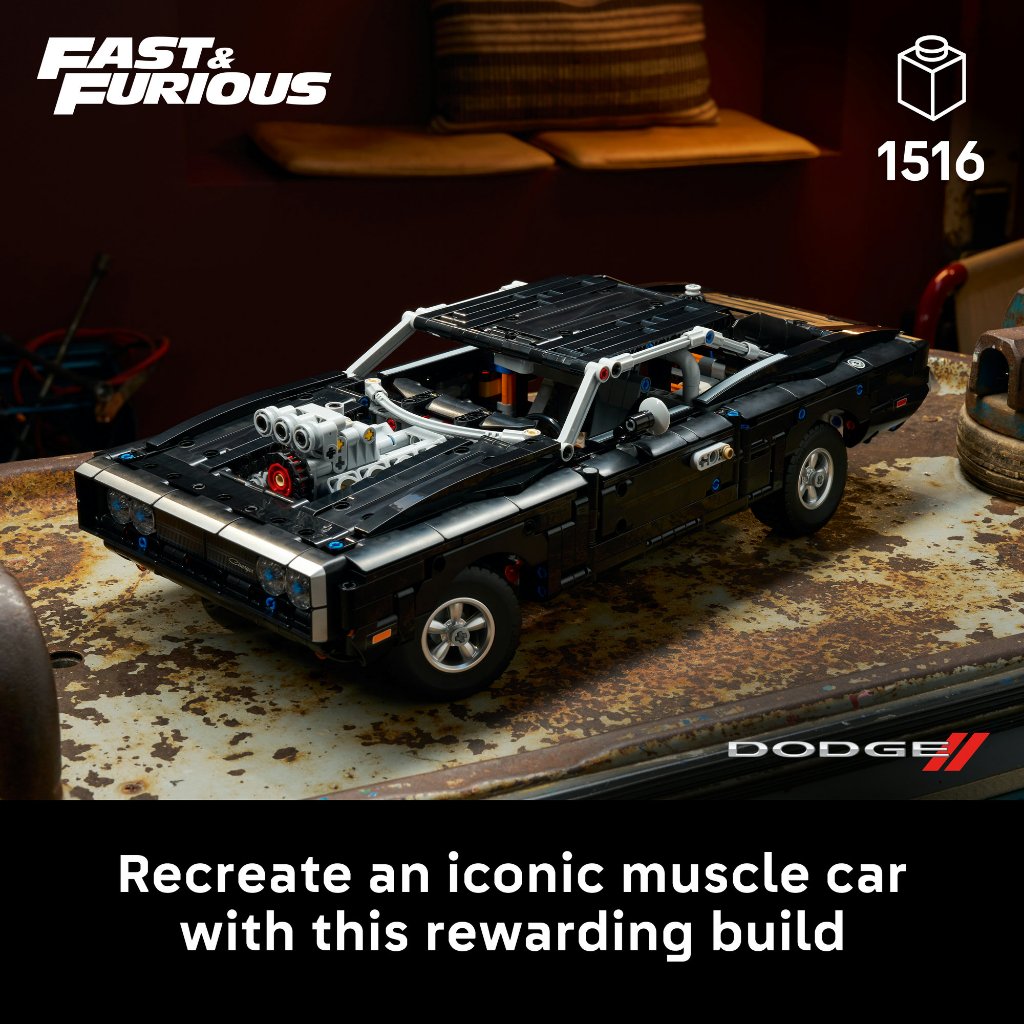 LEGO Technic ‏42231 دودج تشارجر R/T ‏Fast & Furious ‏(1516 قطعة) — صورة 5